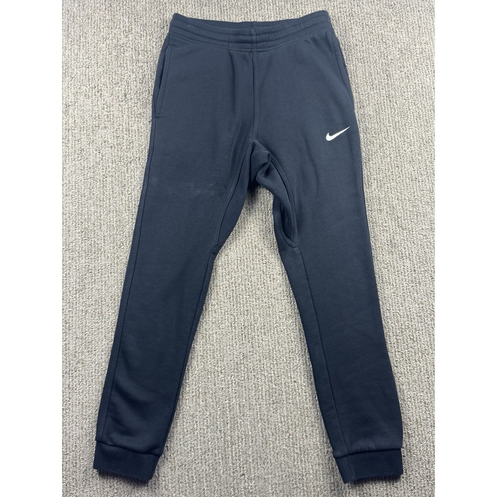 Nike Mens S Sportswear Club Fleece Jogger Sweatpants Pockets Black